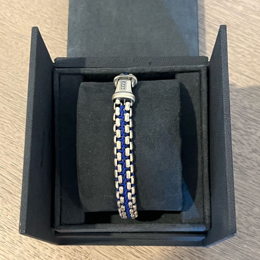 David Yurman Woven Box Chain Bracelet